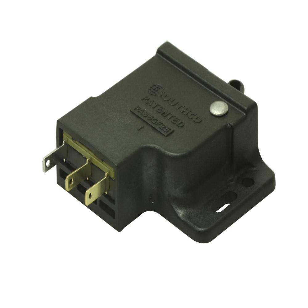 PART, LATCH PUSH TO CLOSE GRABBER CATCH W/MICROSW, Injection molded PART, LATCH PUSH TO CLOSE GRABBER CATCH W/MICROSW, Injection molded