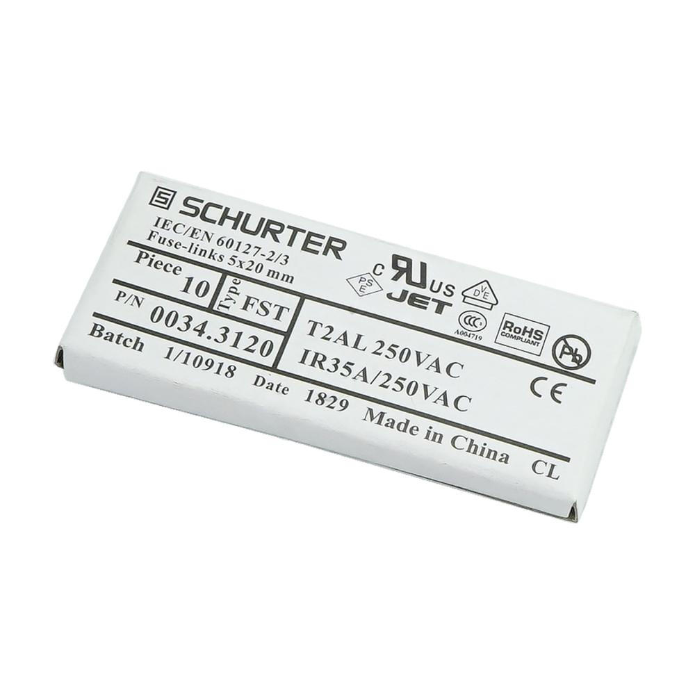 FUSE, FUSE 2A 250V 5X20MM DELAYED TIME FUSE, FUSE 2A 250V 5X20MM DELAYED TIME