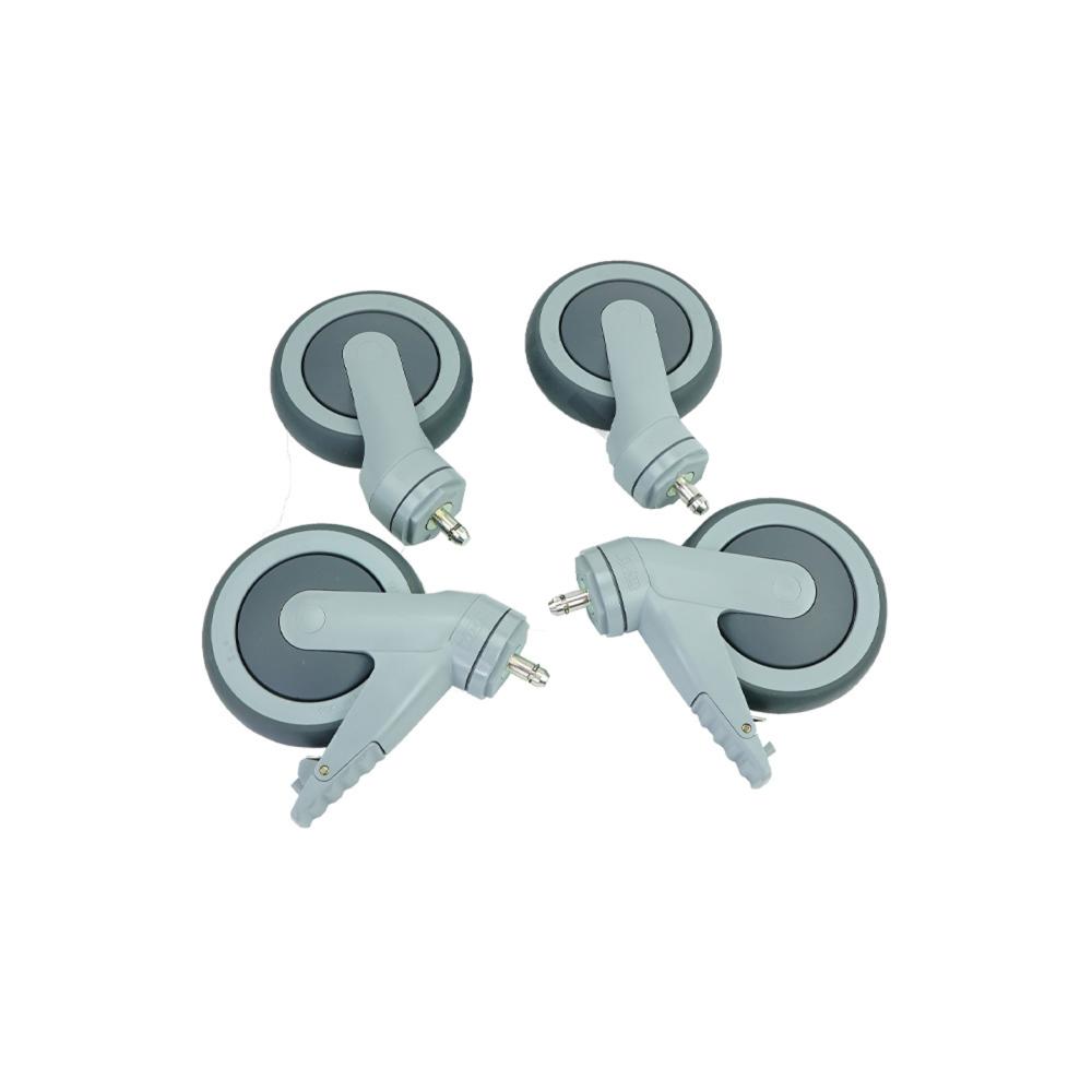 CASTER KIT, 4W-SWIVEL, 125MM DIAMETER, STEM MOUNT CASTER KIT, 4W-SWIVEL, 125MM DIAMETER, STEM MOUNT