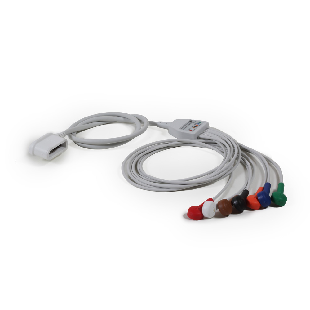 HOLTER LEADWIRE SET, SEVEN LEADWIRE, THREE CHANNEL, 105 CM (41 IN), AHA