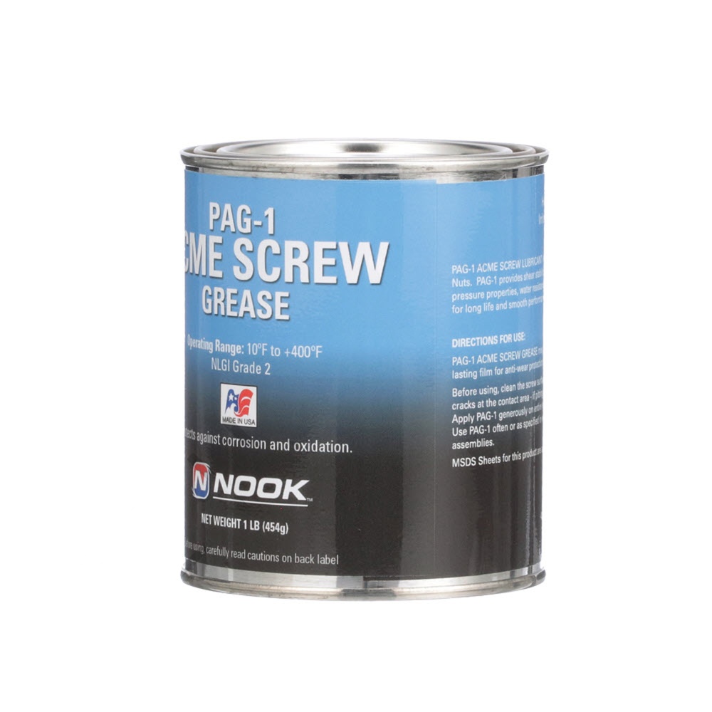 Lubricant-PAG-1 Lead Screw, 1lbs can, Nook NLU-1001 Lubricant-PAG-1 Lead Screw, 1lbs can, Nook NLU-1001