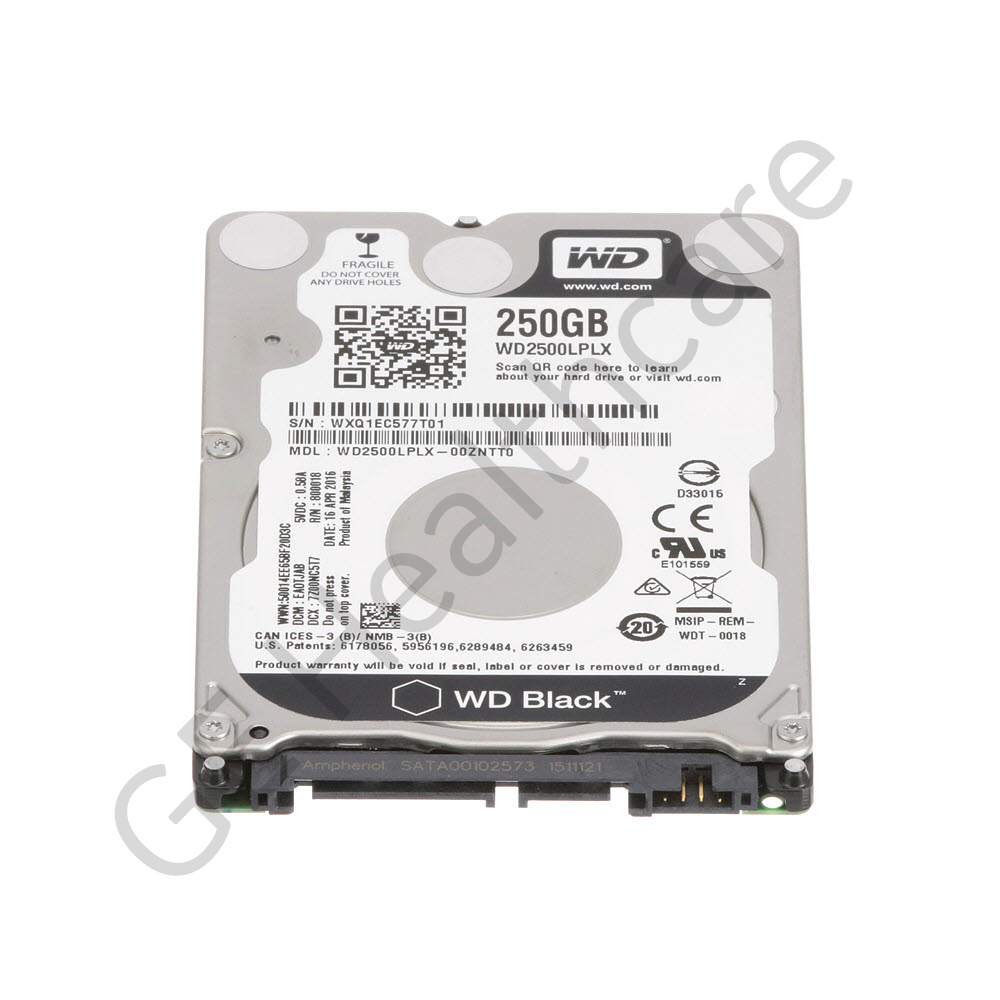 250GB 2.5inch HDD SATA Interface FRU