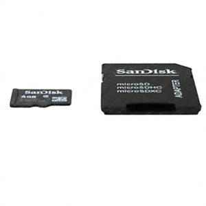 Memory card microSDHC 4GB Memory card microSDHC 4GB